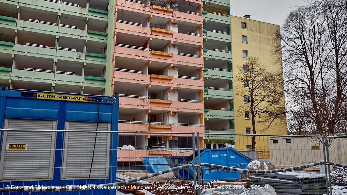 28.02.2023 - Sanierung in der Kurt-Eisner Straße Neuperlach